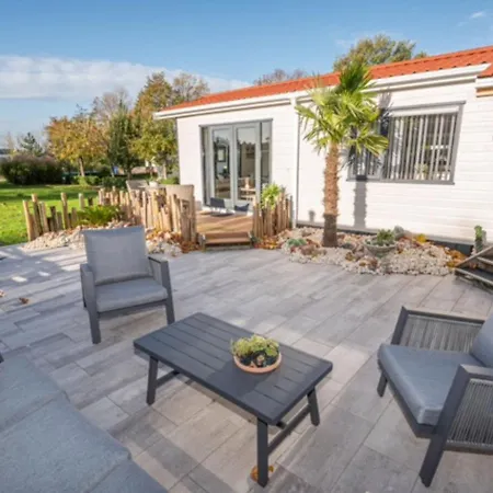 Sea Rocks With View And Garden Goedereede